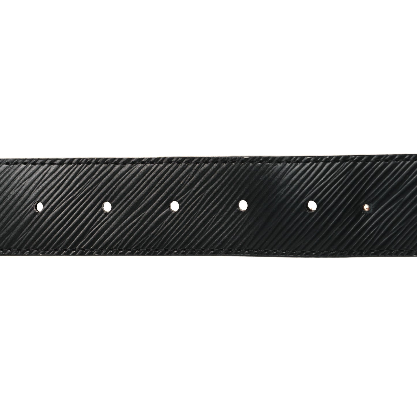 Monogram Epi 35mm LV Circle Reversible Belt 80 32 Black