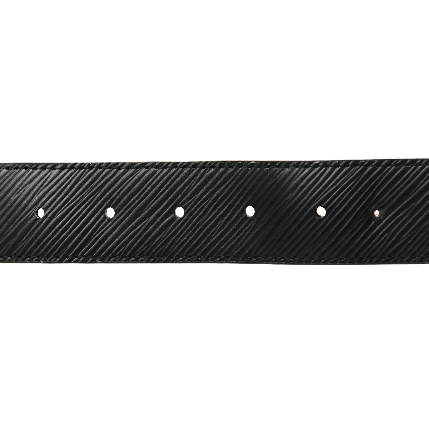 Louis Vuitton Monogram Epi 35mm LV Circle Reversible Belt 80 32 Black 4 of 5