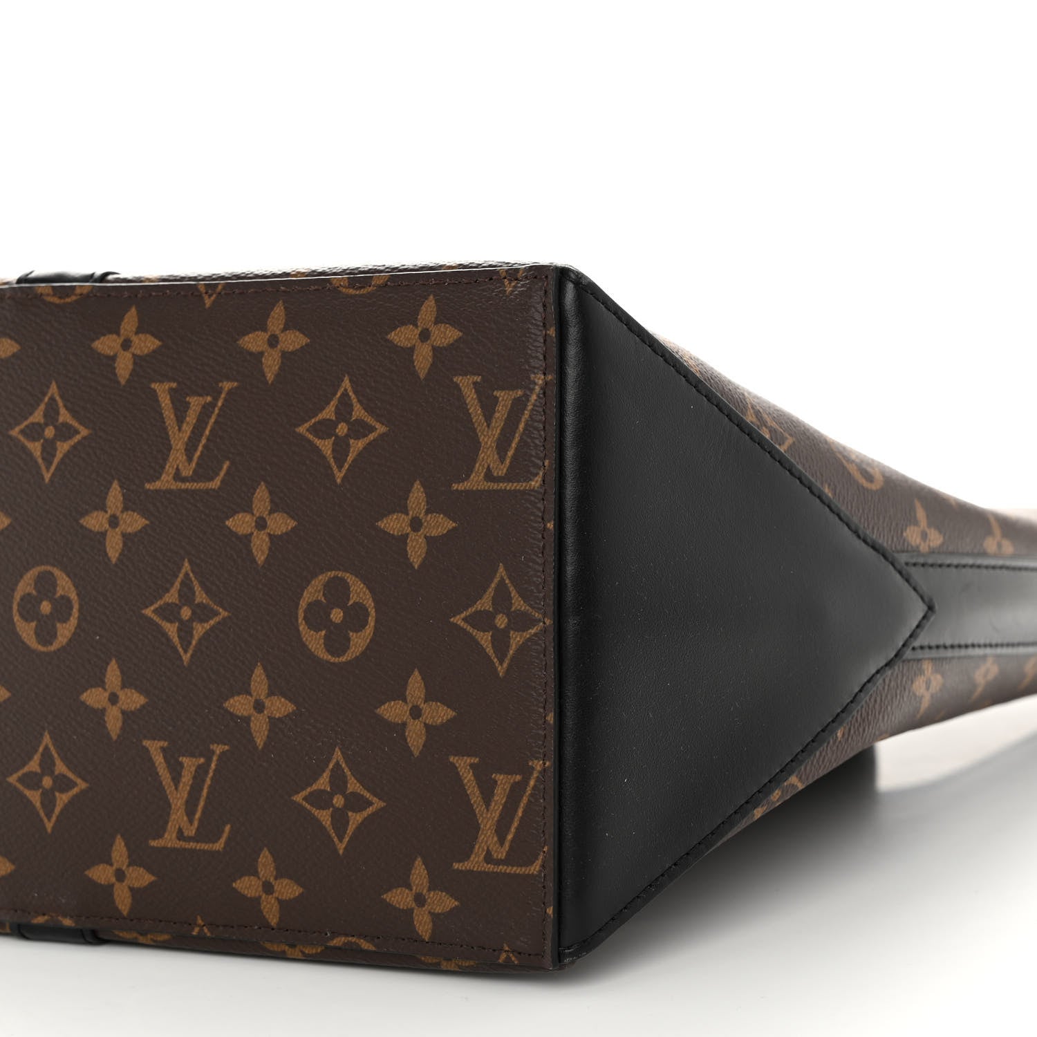 Louis Vuitton Monogram Macassar Weekend Tote GM 9 of 9
