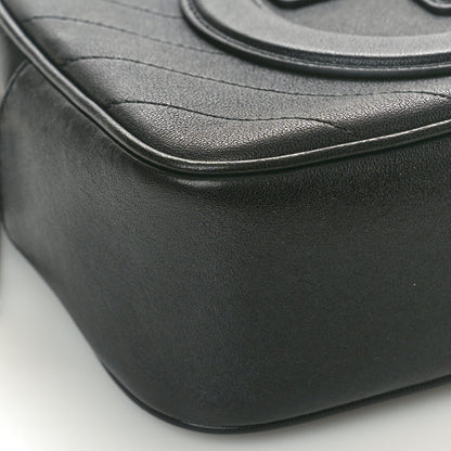 Gucci Sakai Be Green Calfskin Diagonal Stitched Small Blondie Shoulder Bag Black 9 of 10