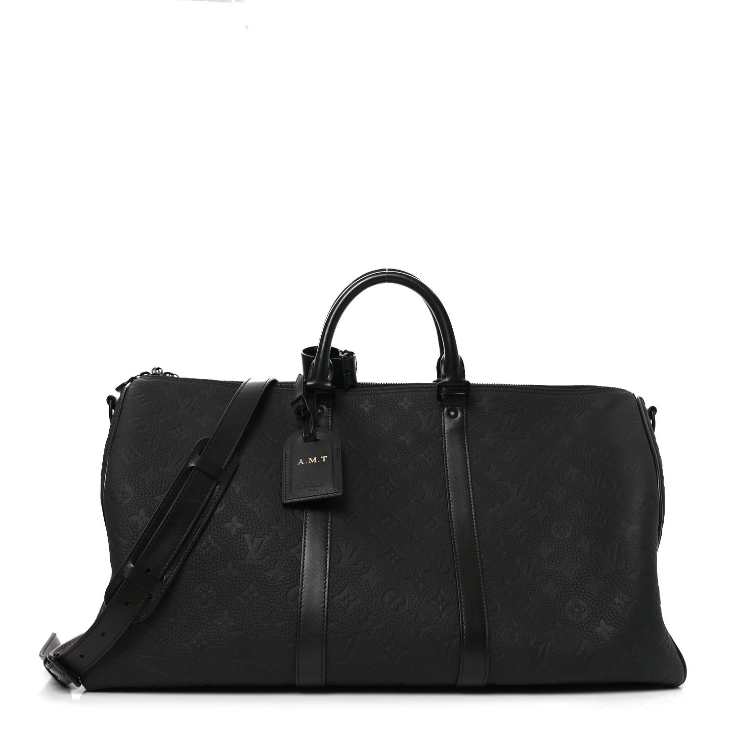 Taurillon Monogram Keepall Bandouliere 50 Black