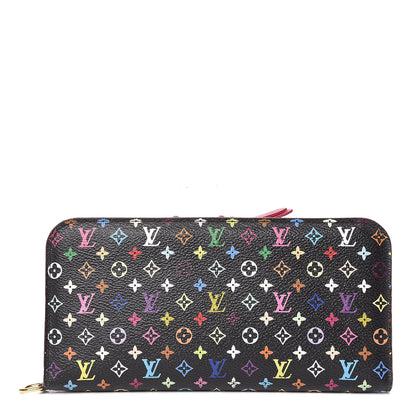 Louis Vuitton Monogram Multicolor Insolite Wallet Black Grenade 1 of 12
