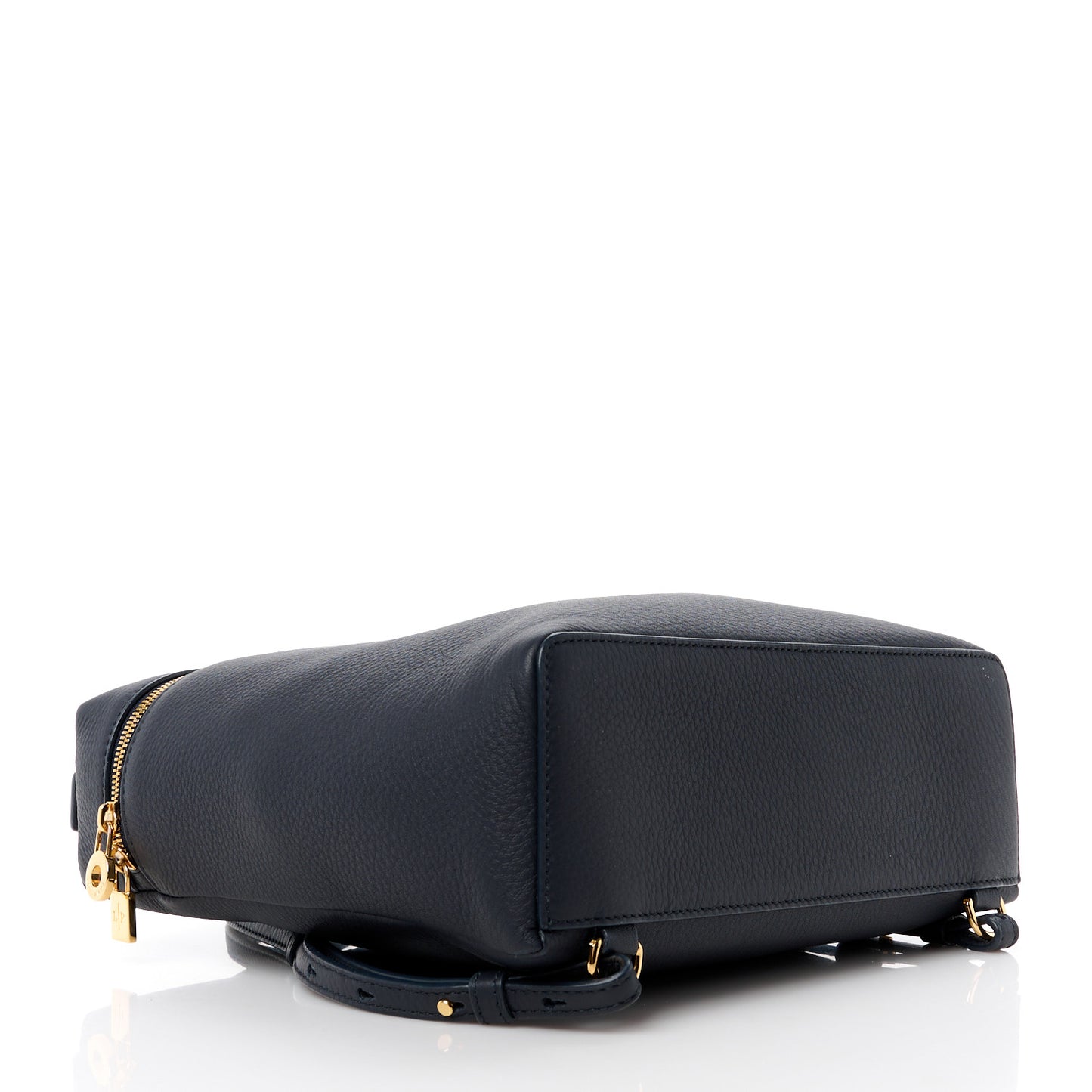 Grained Calfskin L23.5 Extra Pocket Backpack Navy Blue