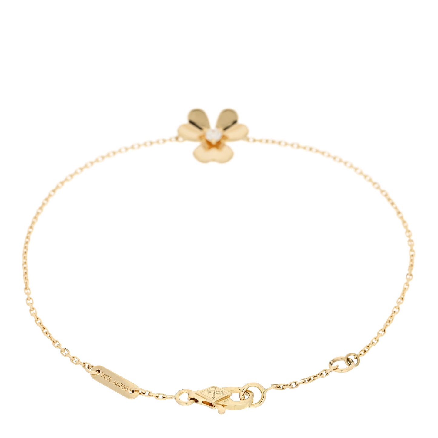 18K Yellow Gold Diamond Mini Frivole Bracelet