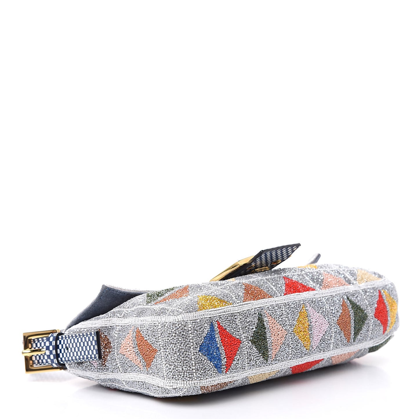 Beaded Embroidered Baguette Multicolor