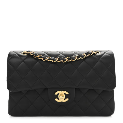Chanel Lambskin Quilted Small Double Flap Black 1 of 11