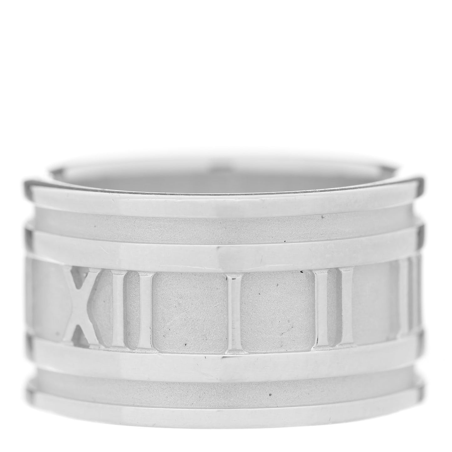Sterling Silver 12mm Atlas Band Ring 54 7