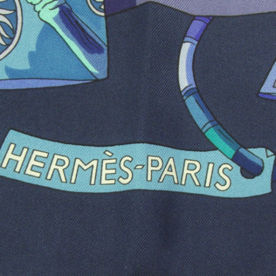 Hermes Silk Voyage En Etoffes Scarf 90 4 of 7