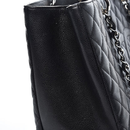 Chanel Caviar Quilted XL Grand Shopping Tote GST Black 11 of 20
