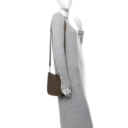 Hermes Taurillon Clemence Evelyne TPM Etoupe 2 of 10