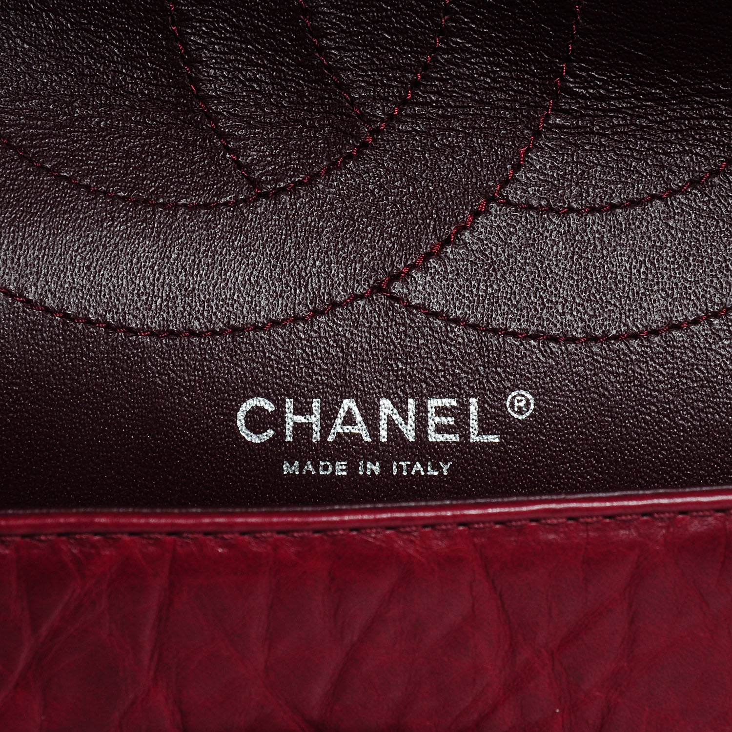 Chanel Aged Calfskin Quilted 2.55 Reissue 227 Flap Red 6 of 8