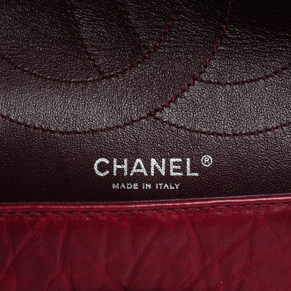 Chanel Aged Calfskin Quilted 2.55 Reissue 227 Flap Red 6 of 8
