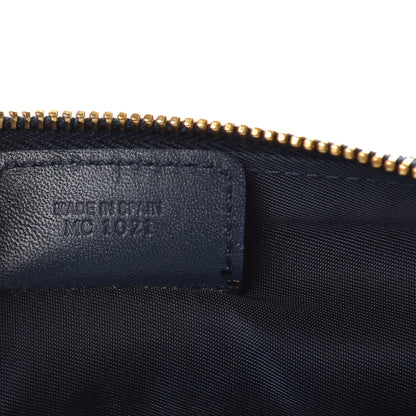 Christian Dior Monogram Mini Saddle Pochette Navy 7 of 9