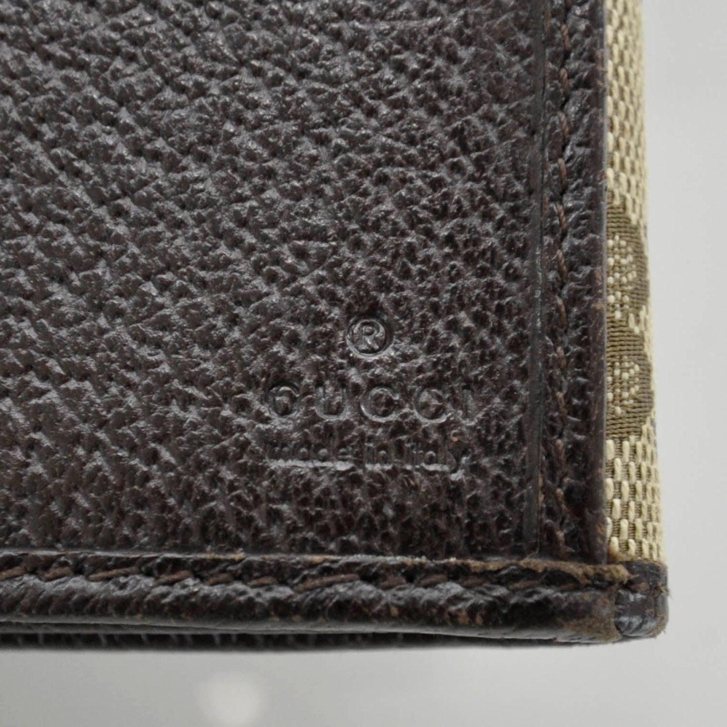 Monogram Metal Plate Continental Wallet