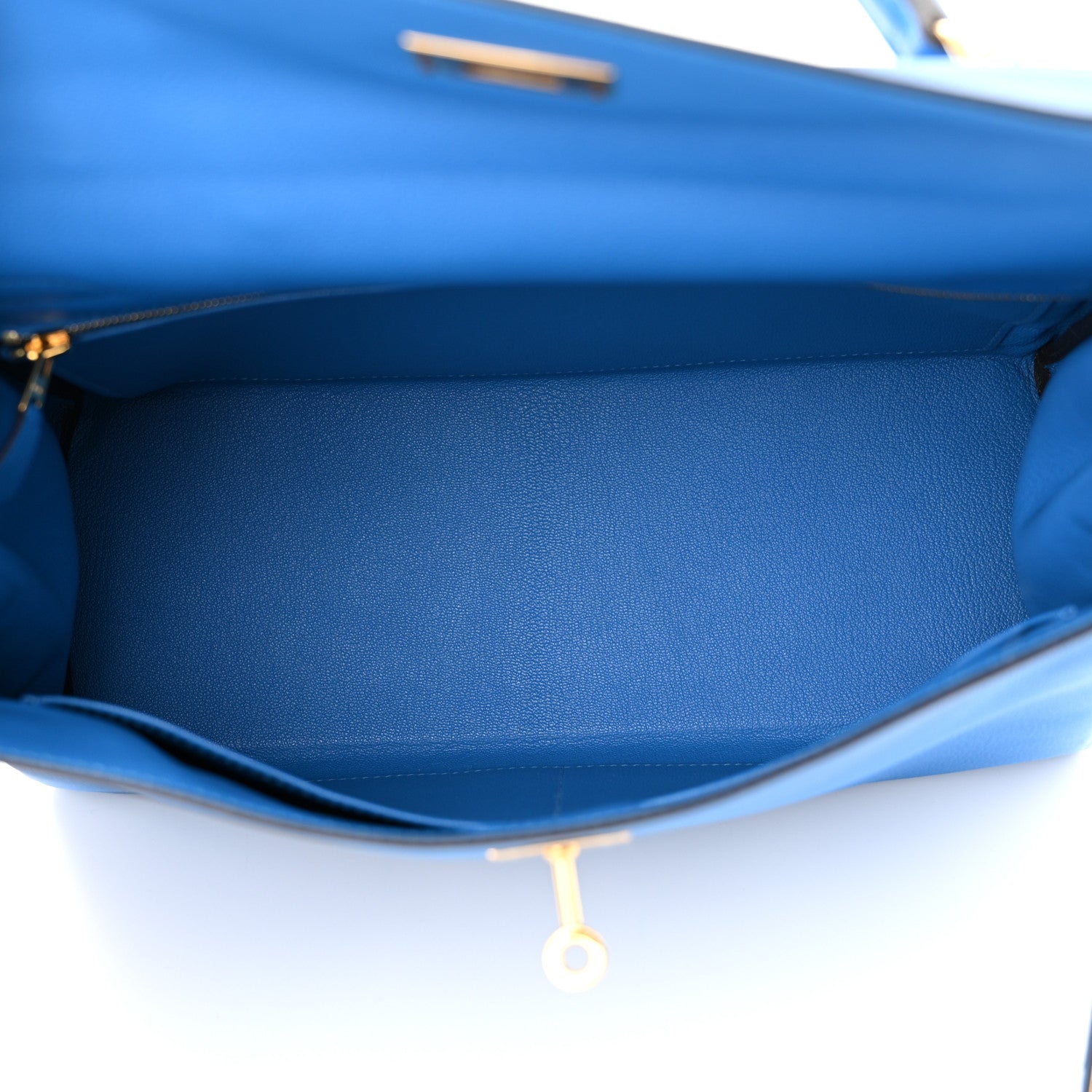 Hermes Evercolor Kelly Retourne 32 Bleu Hydra 5 of 11