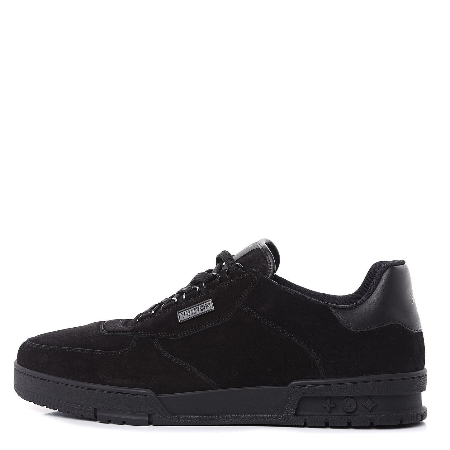 Suede Uniform Sneakers 11 Black