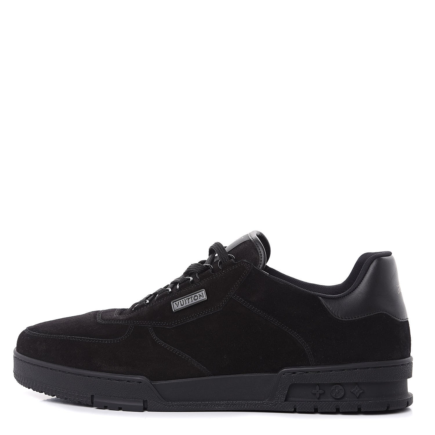 Louis Vuitton Suede Uniform Sneakers 11 Black 1 of 9