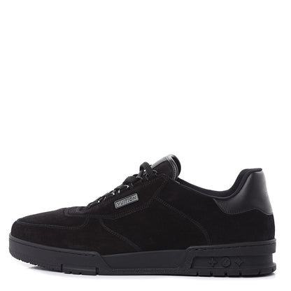 Louis Vuitton Suede Uniform Sneakers 11 Black 1 of 9