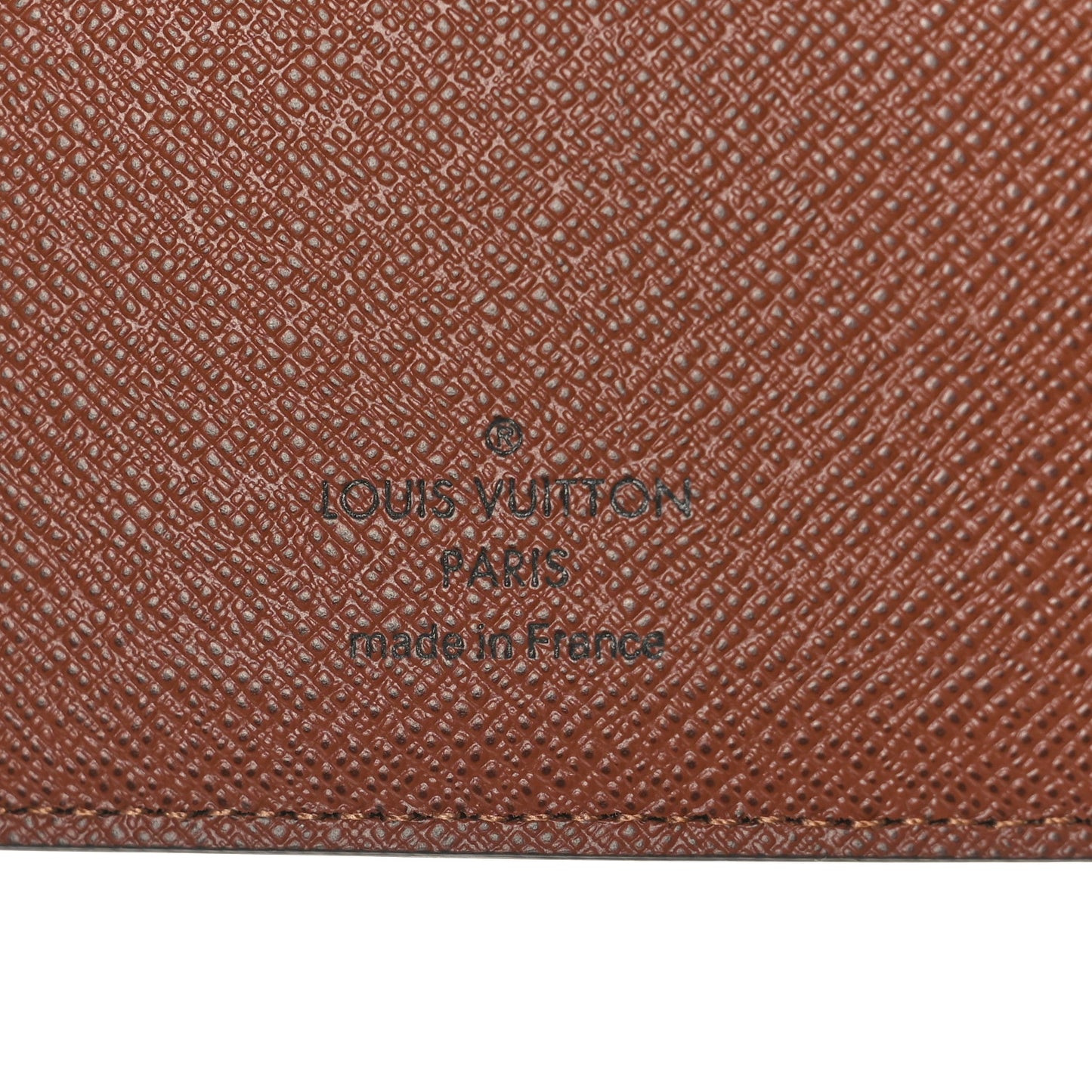 Monogram Desk Agenda Cover