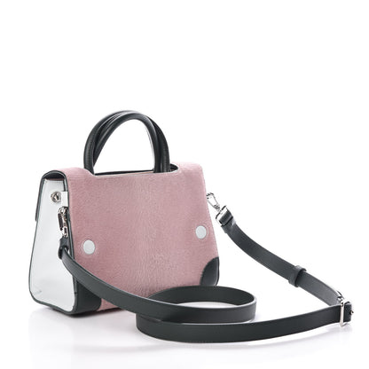 Christian Dior Calf Hair Calfskin Tri-Color Mini Diorever Flap Pink 3 of 8
