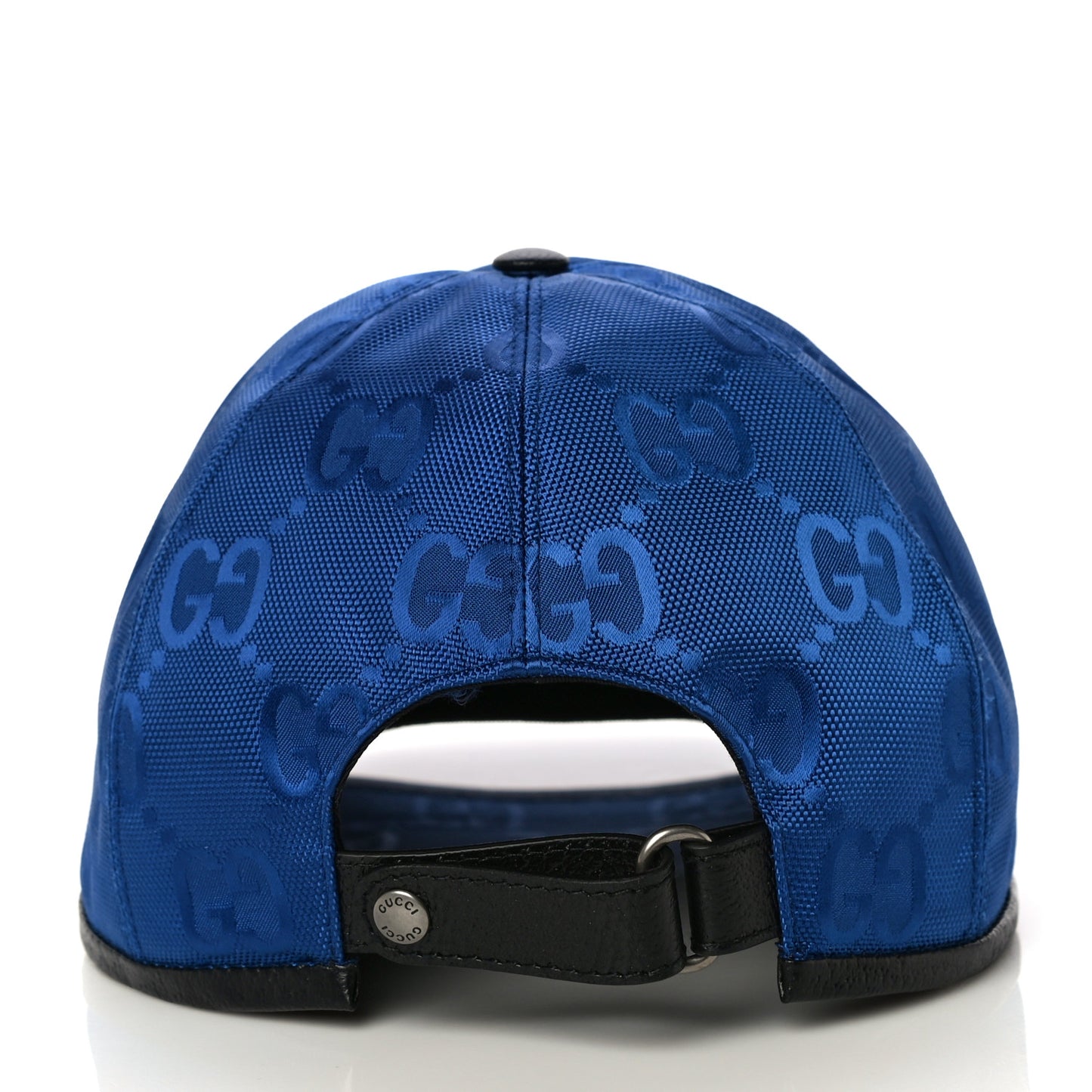 Econyl Nylon Monogram Off The Grid Baseball Hat XL Orient Blue Black