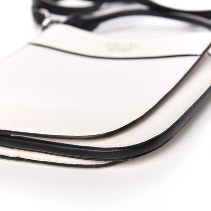 Prada City Calfskin Small Margit Bag White Black 9 of 10