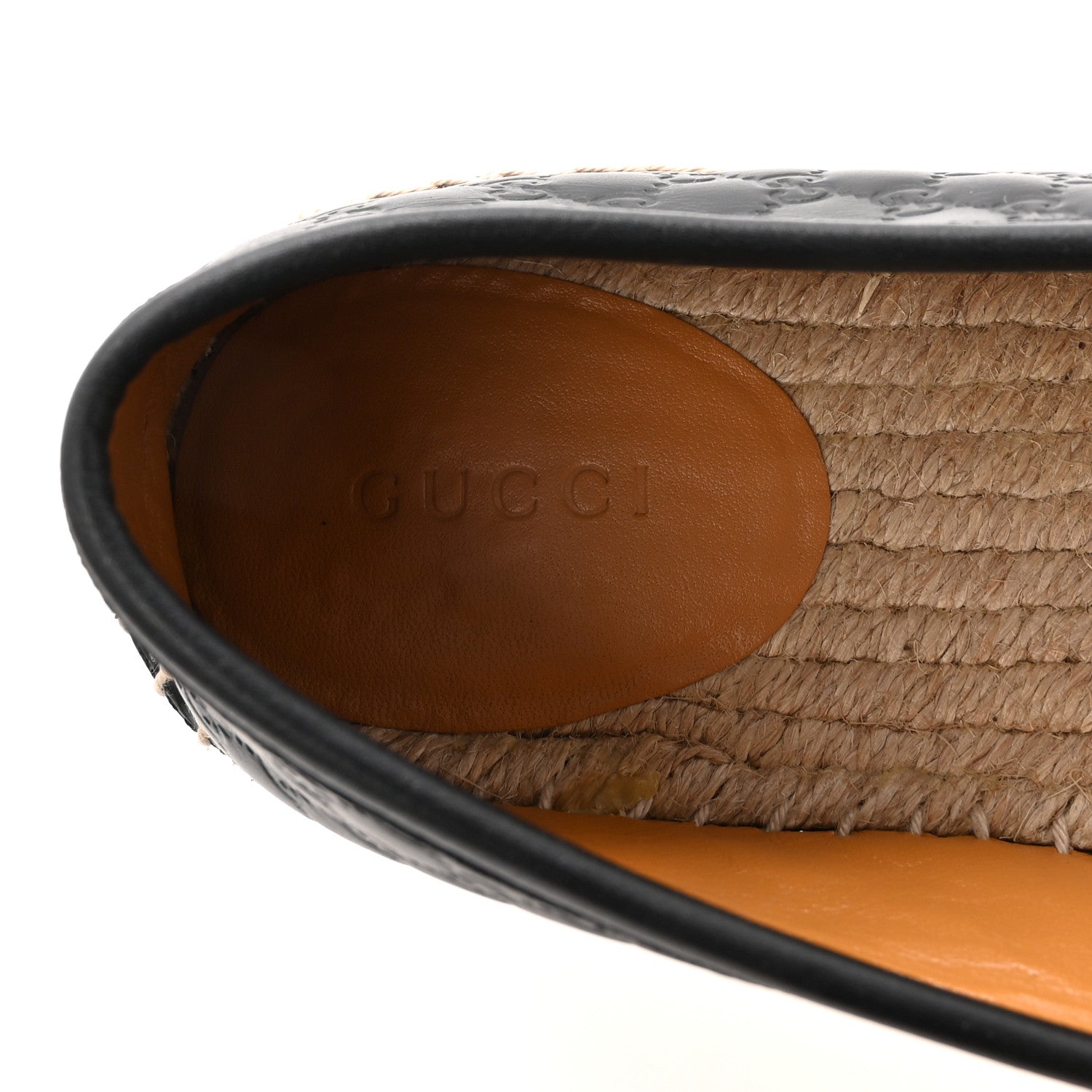 Gucci Microguccissima Signature Espadrilles 38.5 Black 8 of 9
