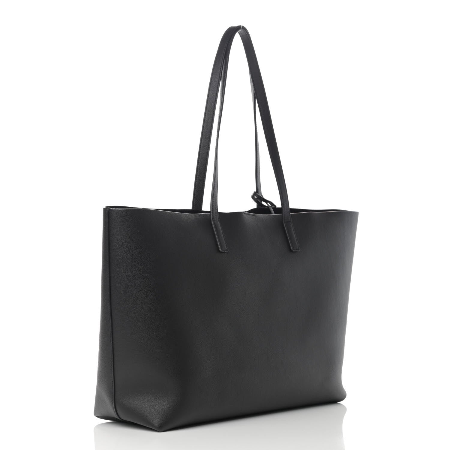 Saint Laurent Calfskin Large Shopping Tote Black 4 of 12