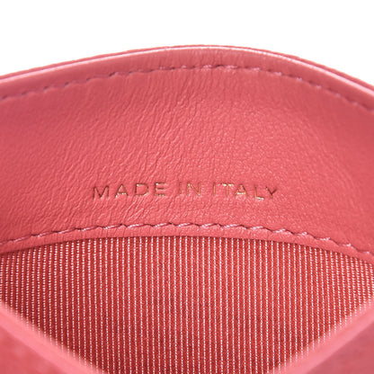 Chanel Caviar Quilted Card Holder Pink 7 of 9