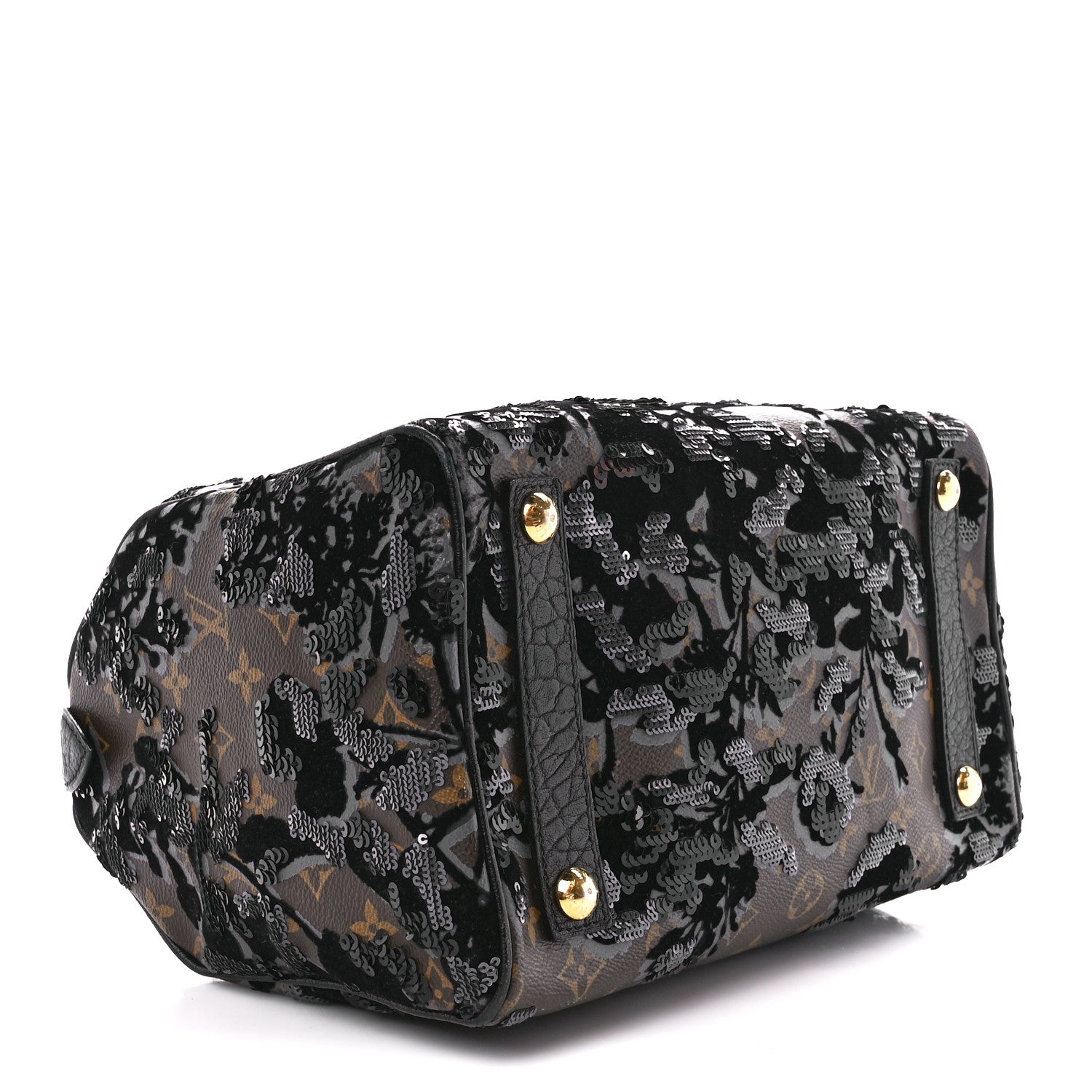 Louis Vuitton Monogram Fleur De Jais Sequins Speedy 30 4 of 15