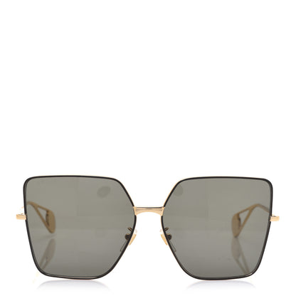 Gucci Square Frame GG0436S Sunglasses Black Gold 2 of 7