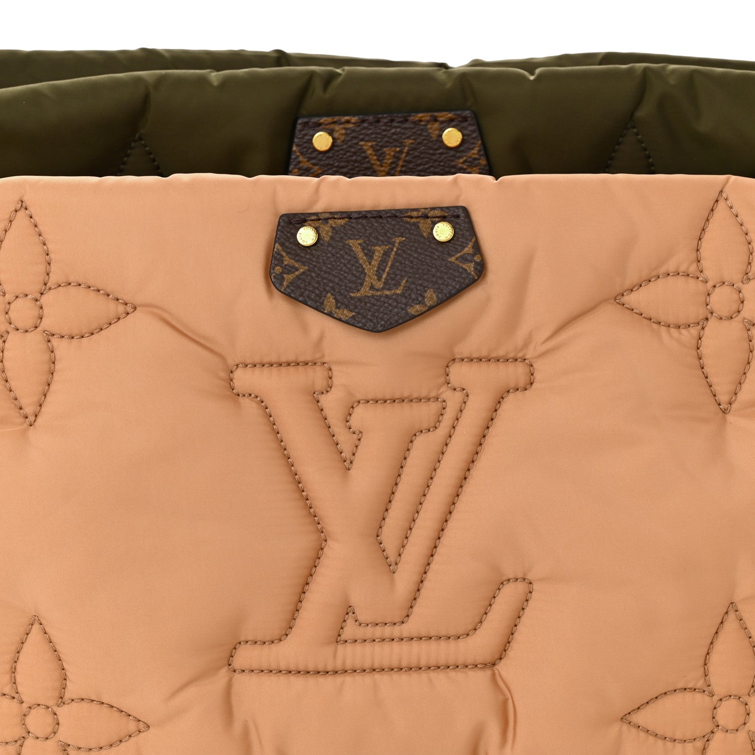 Louis Vuitton Econyl Monogram Pillow Maxi Multi Pochette Accessories Kaki Beige 8 of 10