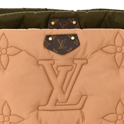 Louis Vuitton Econyl Monogram Pillow Maxi Multi Pochette Accessories Kaki Beige 8 of 10