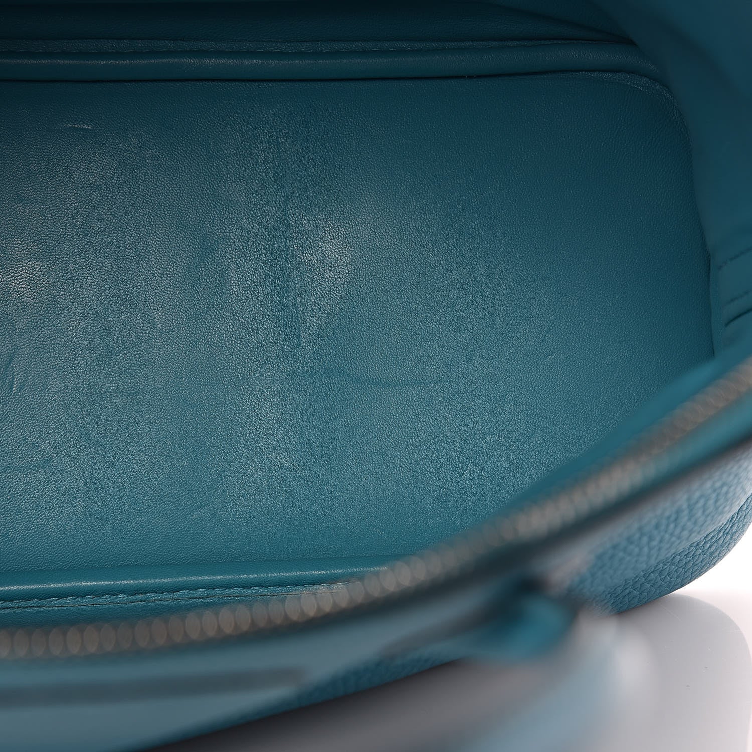 Hermes Taurillon Clemence Bolide 35 Turquoise 9 of 15