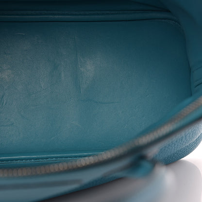 Hermes Taurillon Clemence Bolide 35 Turquoise 9 of 15