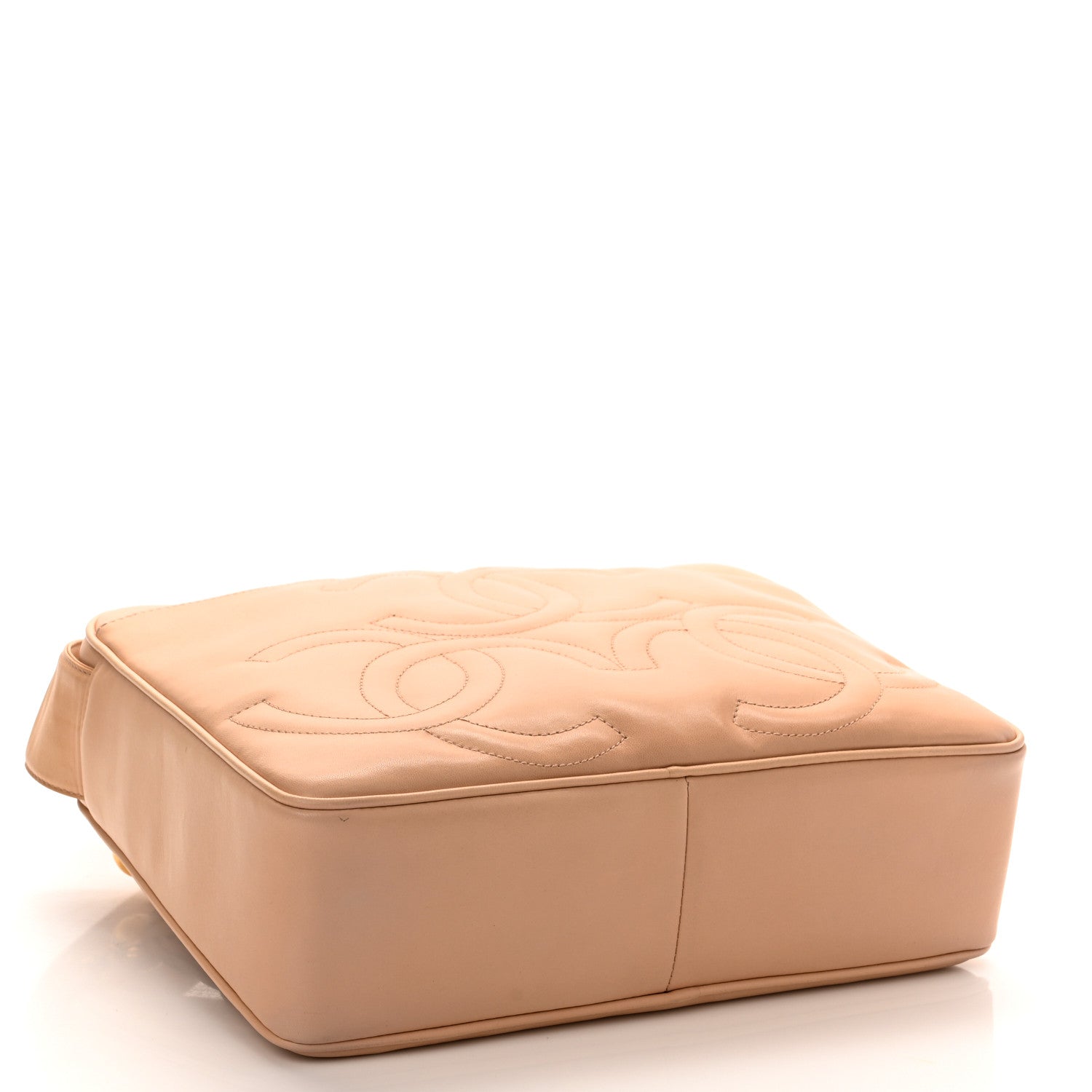 Chanel Lambskin CC Tassel Camera Case Beige 4 of 11