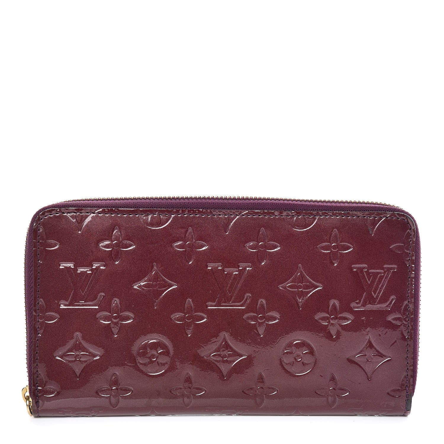Louis Vuitton Vernis Zippy Organizer Wallet Rouge Fauviste 1 of 15