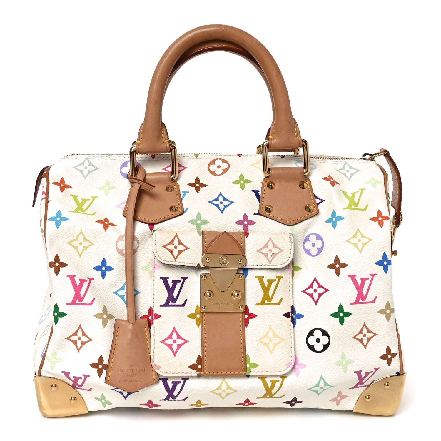 Louis Vuitton Monogram Multicolor Speedy 30 White 1 of 9