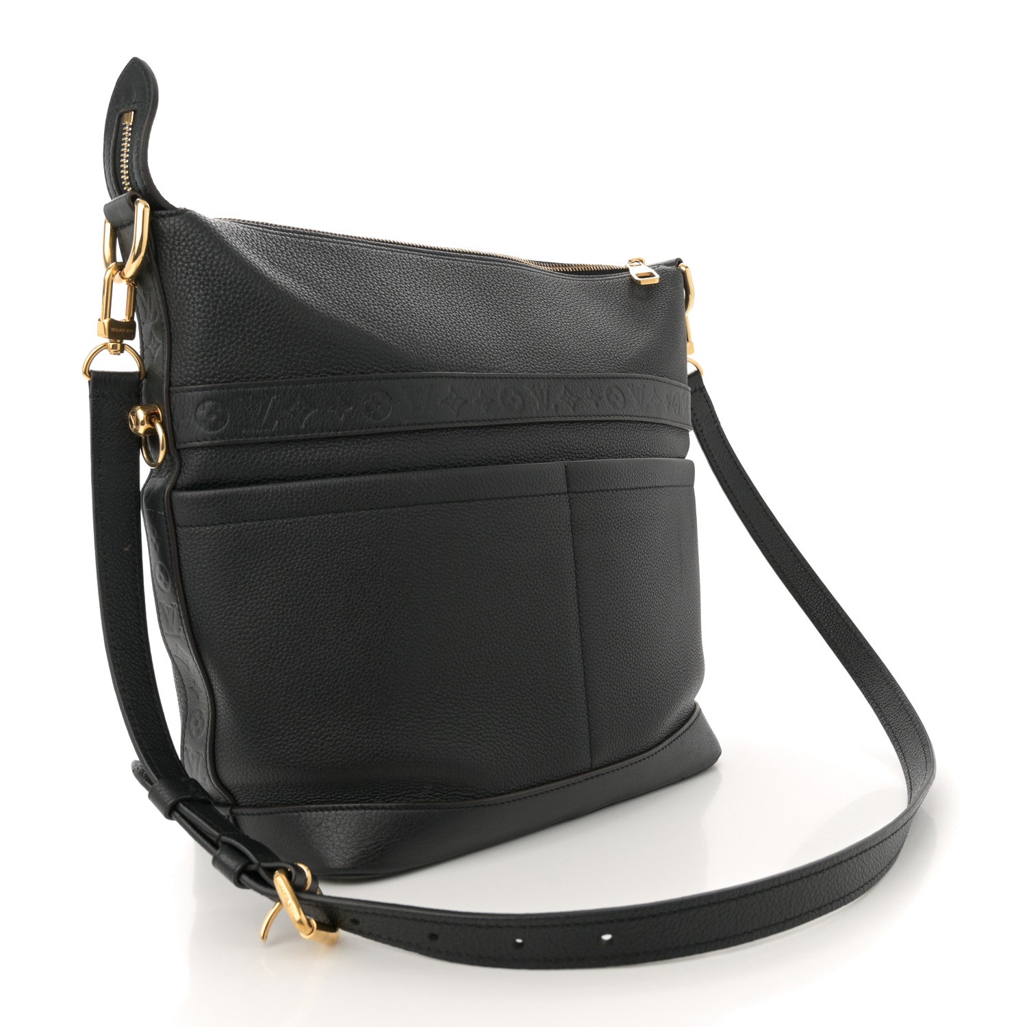 Louis Vuitton Calfskin Cruiser GM Black 3 of 13