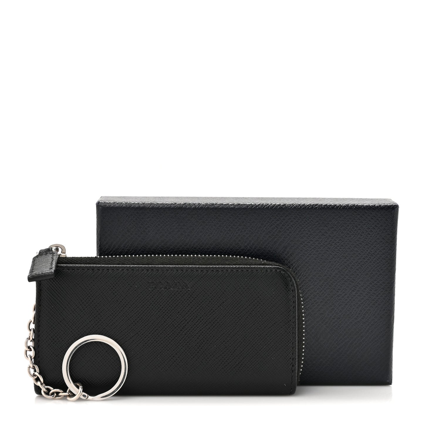 Saffiano Key Holder Black