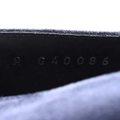 Chanel Suede Cap Toe Ballerina Flats 37 Navy 8 of 8