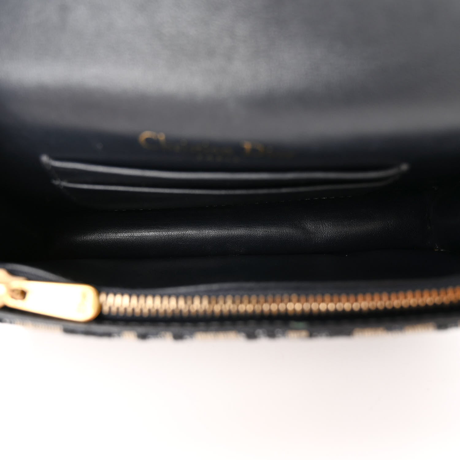 Christian Dior Oblique Saddle Belt Bag Blue 5 of 10