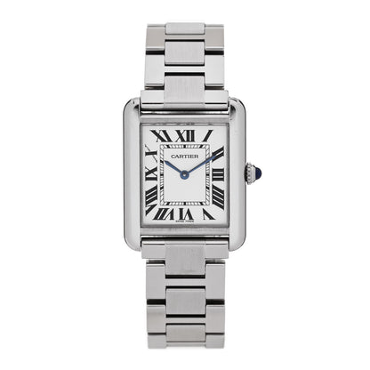 Cartier Stainless Steel 24mm Tank Solo Quartz Watch 1 of 4