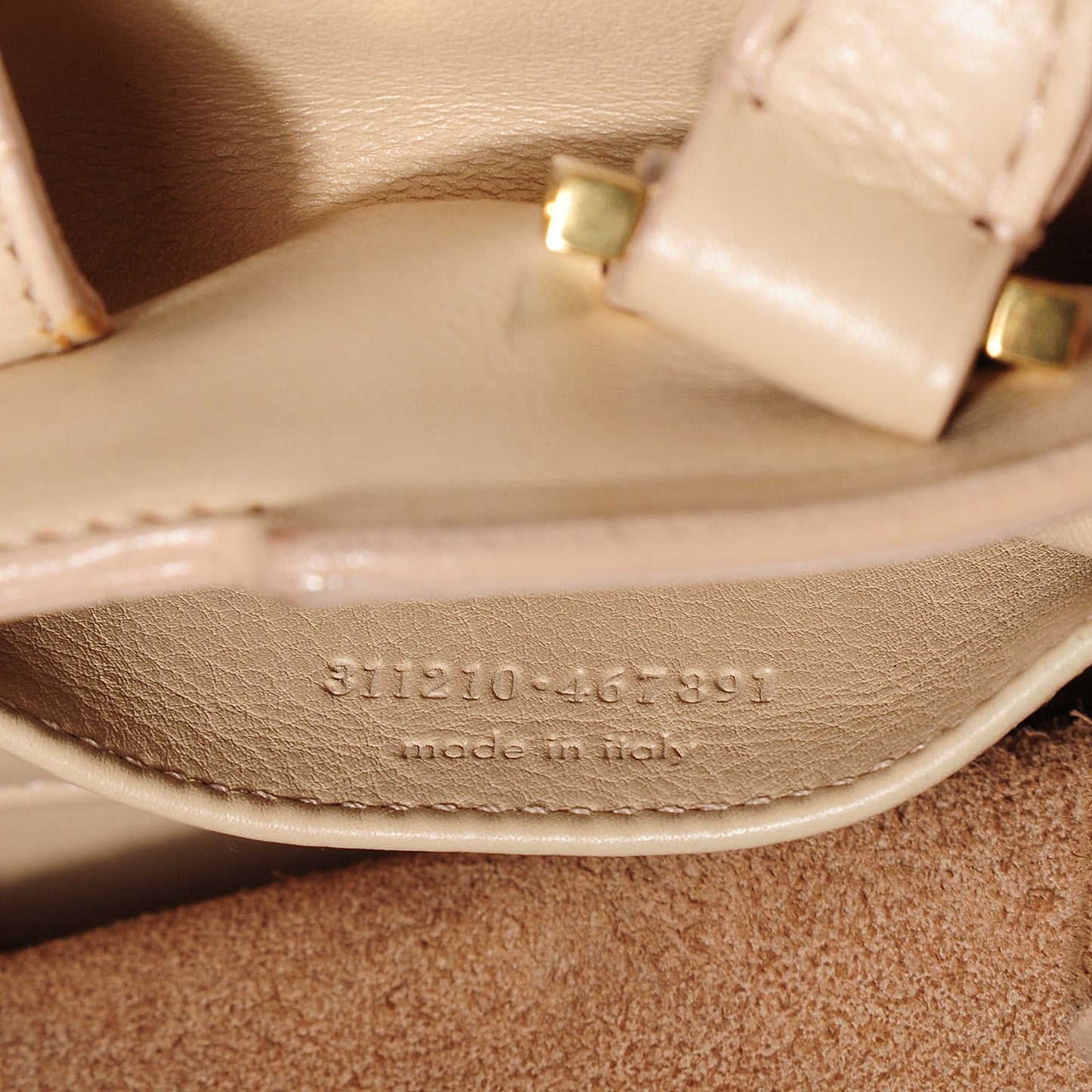 Calfskin Small Classic Y Cabas Beige