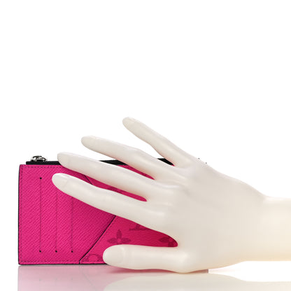 Louis Vuitton Taigarama Coin Card Holder Fuchsia 2 of 10