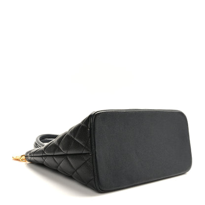 Chanel Caviar Quilted Medallion Tote Black 4 of 9