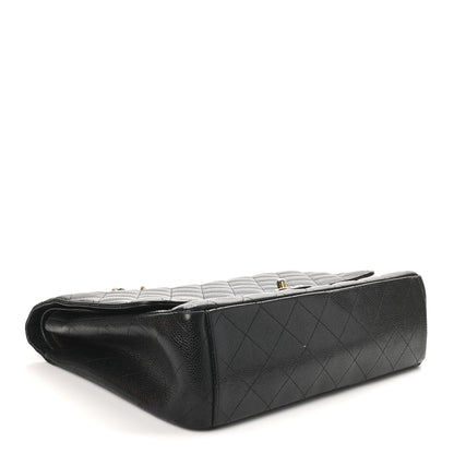 Chanel Caviar Quilted Maxi Double Flap Black 4 of 10