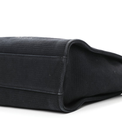 Chanel Mixed Fibers Small Deauville Tote Black 7 of 13