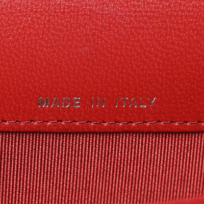 Chanel Lambskin Quilted Flap Card Holder Red 7 of 12