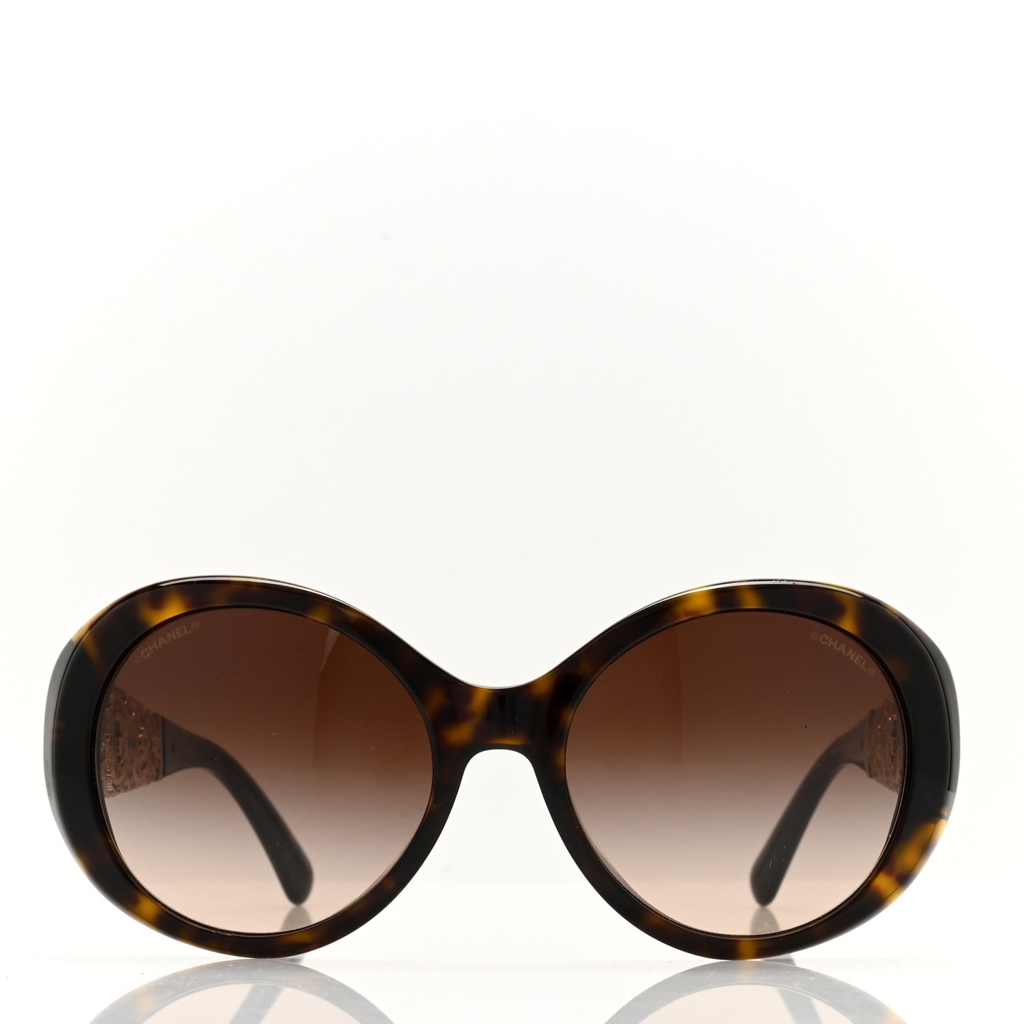 Metal Filigree Butterfly Sunglasses 5262-A Tortoise